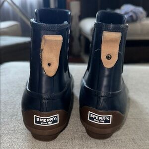 Sperry Women Navy Rain Boot Size 9